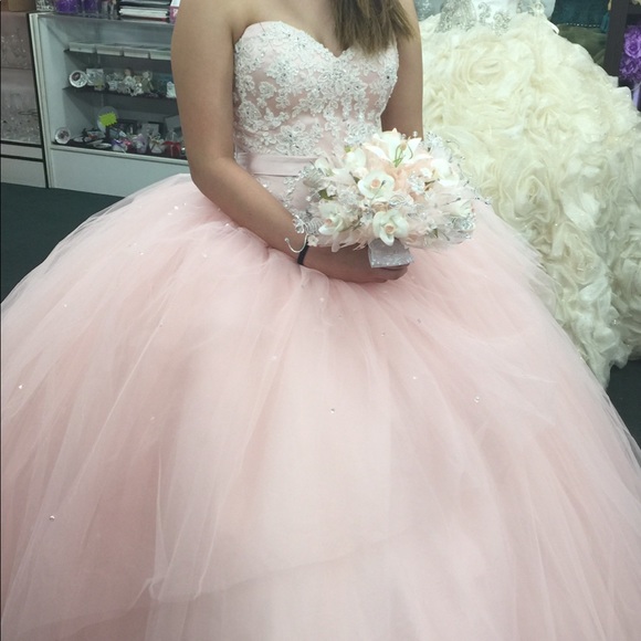 Dresses | Vestido De Xv Aos Color Pink Blast | Poshmark